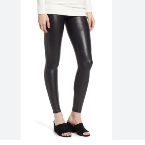 Spanx Faux Leather Leggings - Picture 1 of 4